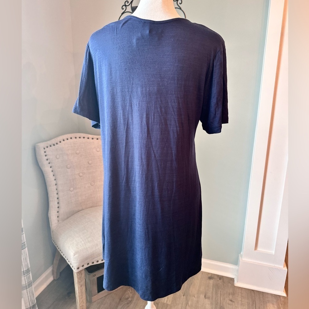 L NWT pacific beach nwt lace up swim suit cover up beach summer dress vaca - Picture 4 of 7